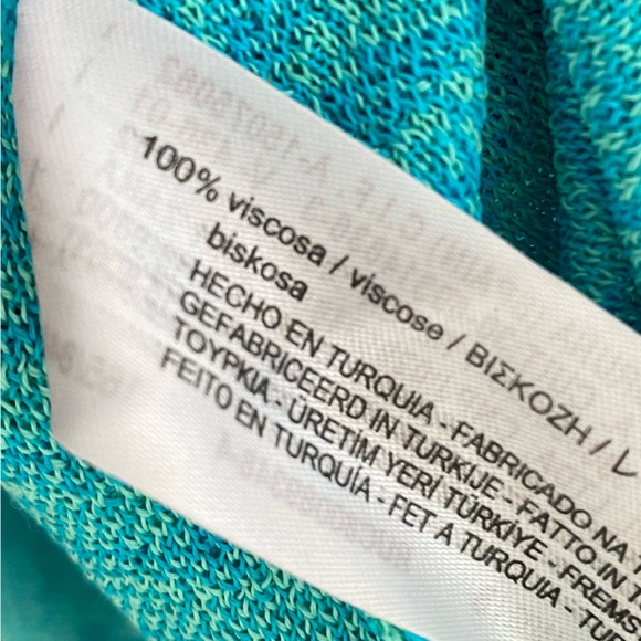 ZARA Turquoise Dress+Cardigan Set size S - Picture 9 of 13